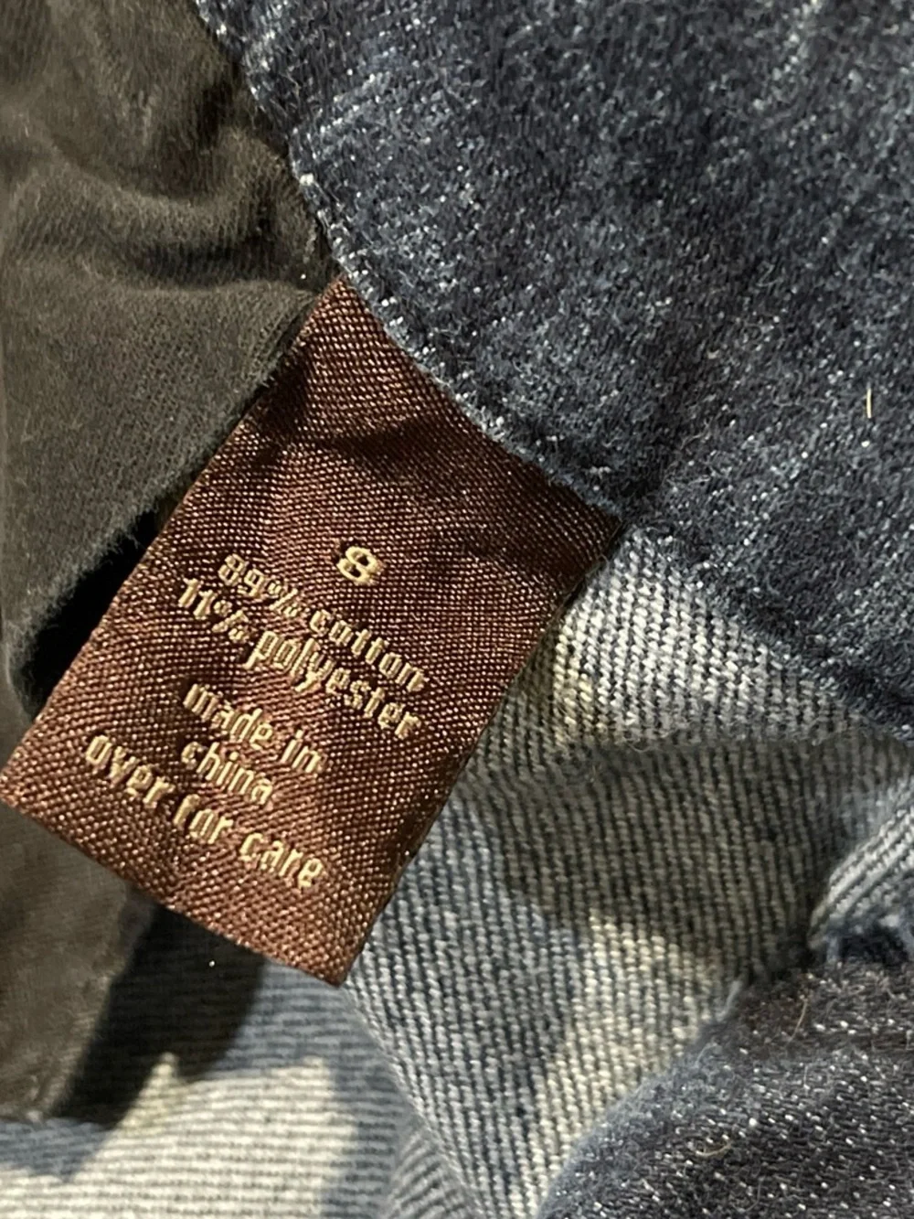 The Limited Dark Blue Denim Shorts